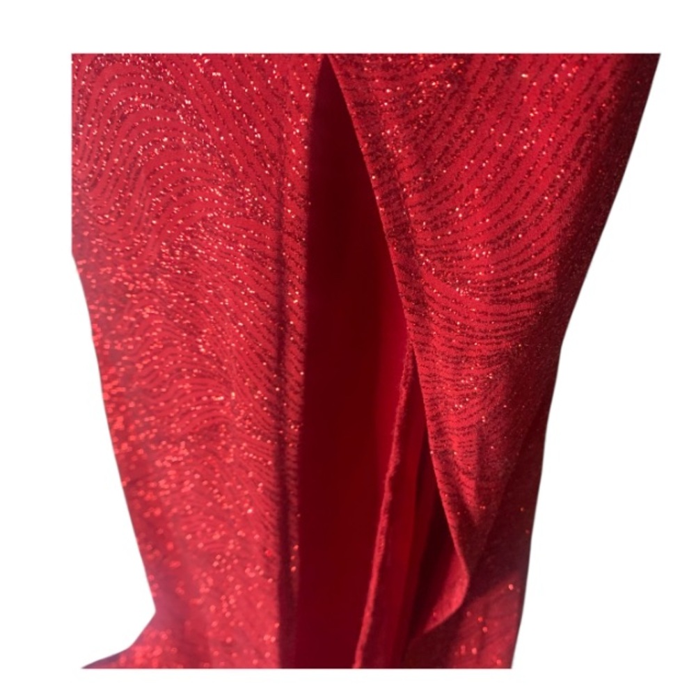 Windsor gown. Size Small 5 Stunning red glitter gown full-length evening dress - Picture 7 of 9